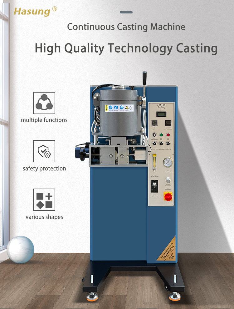 Quality Continuous Casting Machine for Making Rod Strip Pipe with 20kg 30kg 50kg 100kg Manufacturer 9