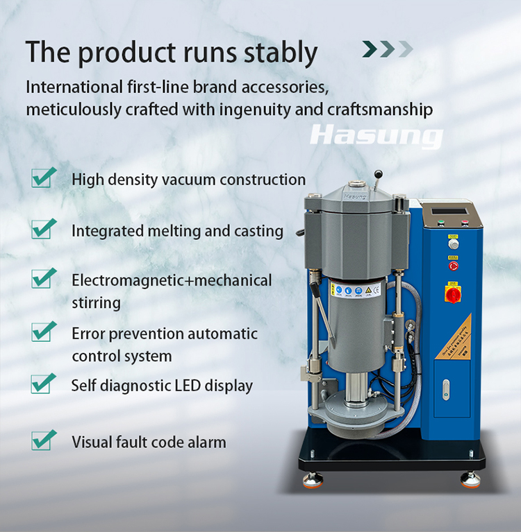 Каковы преимущества использования вакуумной литьевой машины Hasung для золотых ювелирных изделий? 1