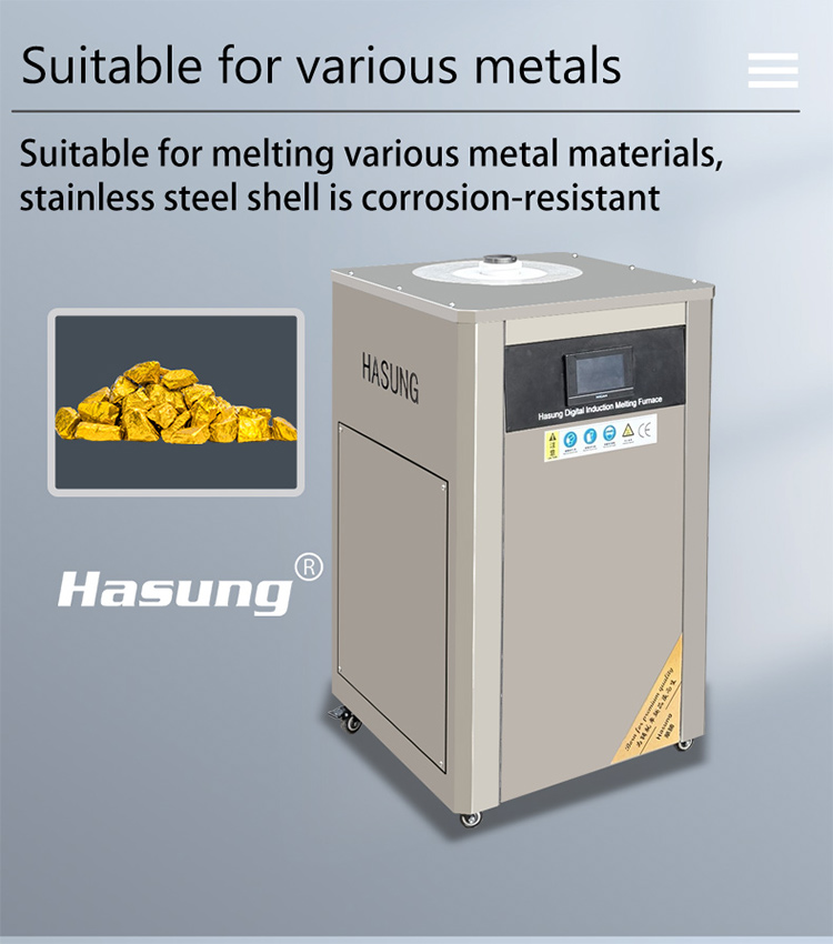 하성 2kg 3kg 4kg 5kg 금은용 디지털 유도 용해로 11