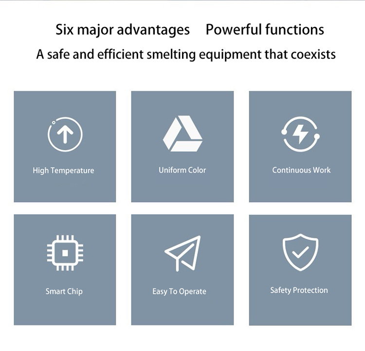 하성 2kg 3kg 4kg 5kg 금은용 디지털 유도 용해로 7