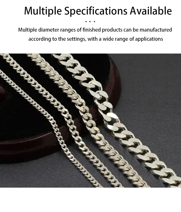 Máquina cortadora de cadena de diamante de alta velocidad Hasung-R2000 para oro y plata 14