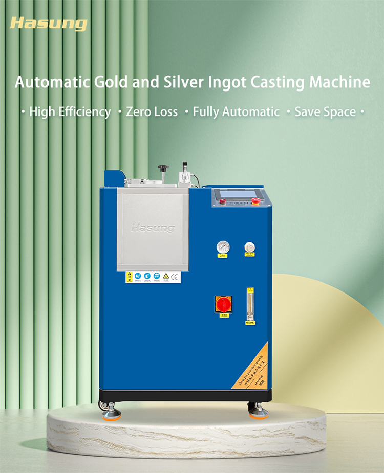 Hasung - Máquina automática para fundição de lingotes de ouro e prata de 1 kg 8