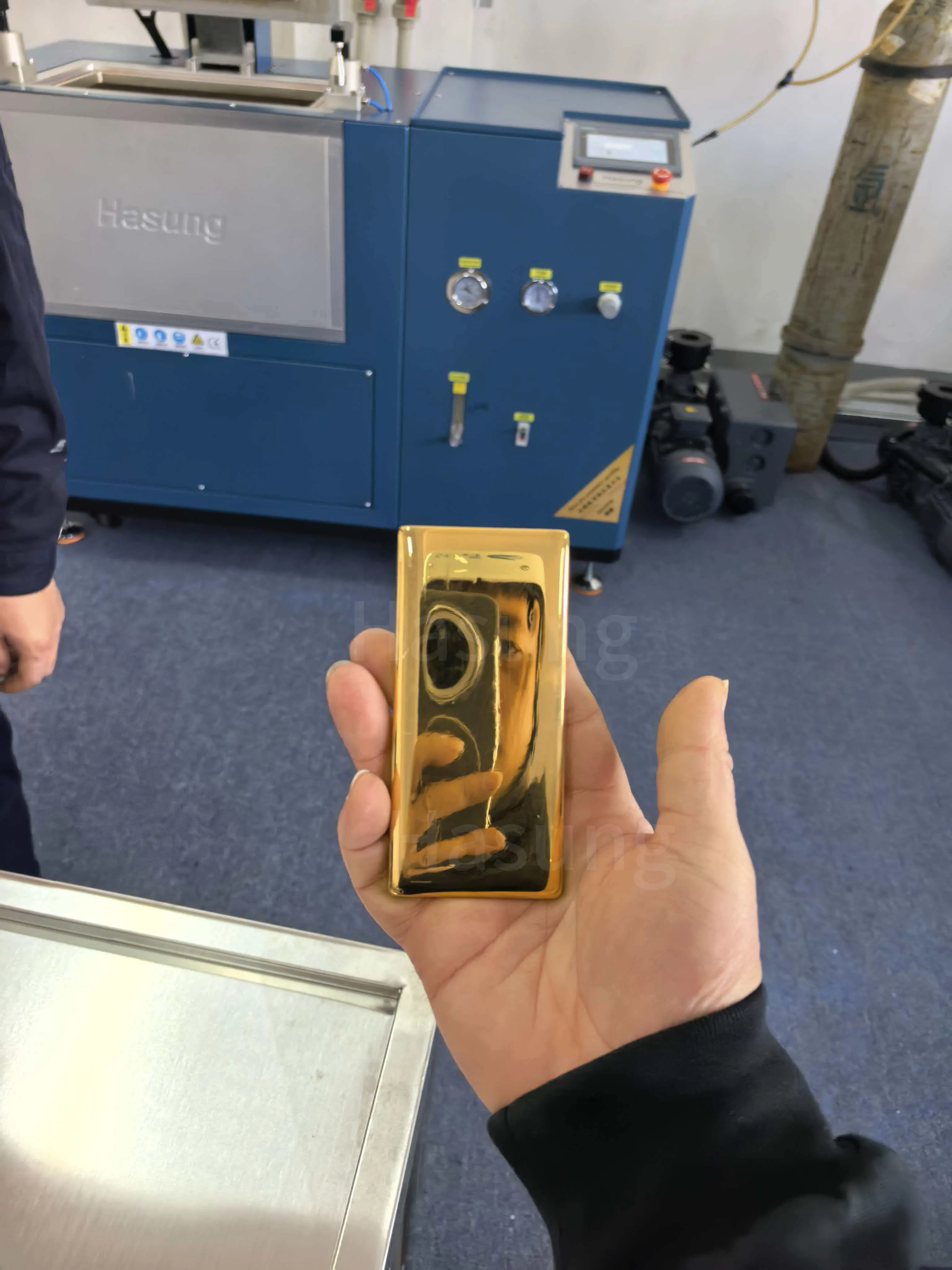 For Ingot Casting in Refining Plants Gold Manufacturing Machine by Hasung 6