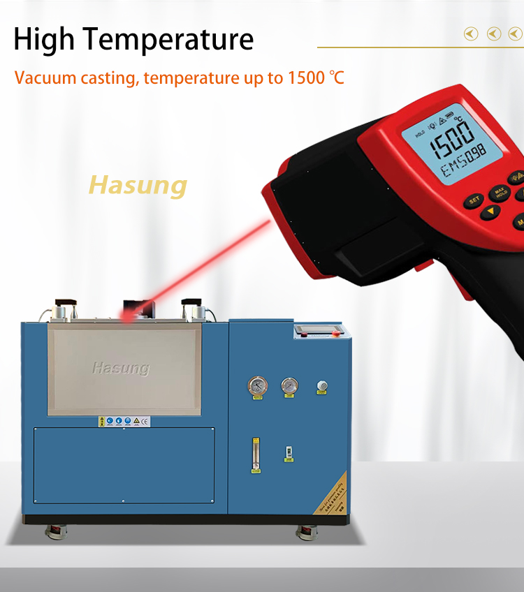 Hasung - Машина для изготовления золотых слитков, оборудование для вакуумного литья золотых слитков, 8 шт., по 1 кг, заводская поставка в наличии 11