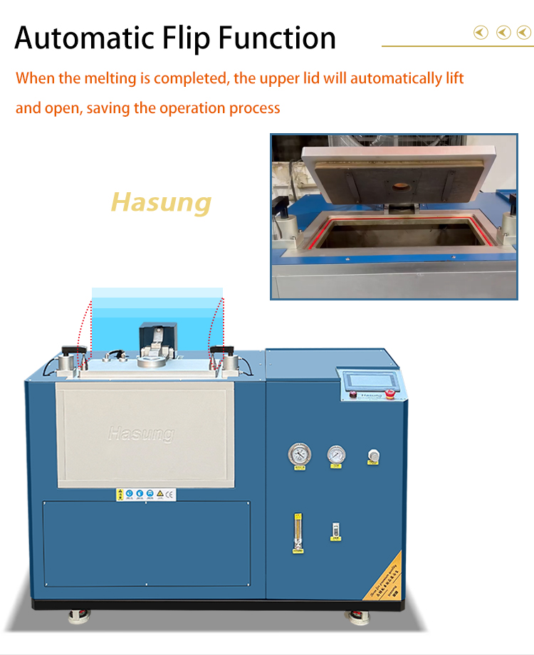 Hasung - Машина для изготовления золотых слитков, оборудование для вакуумного литья золотых слитков, 8 шт., по 1 кг, заводская поставка в наличии 13