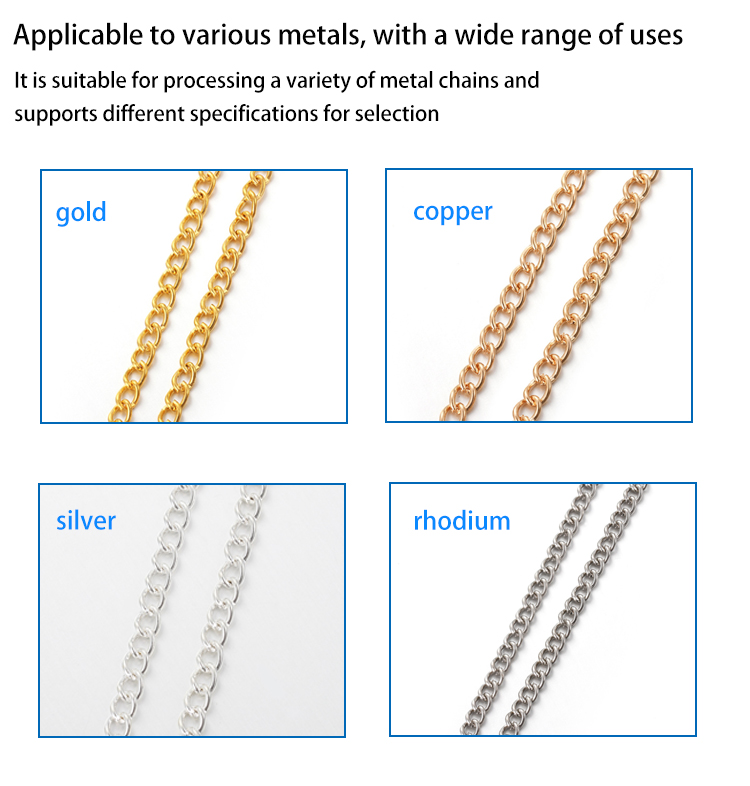 Hasung - Máquina automática de tejido de cadenas tipo 600 para cadenas de plata y oro 13