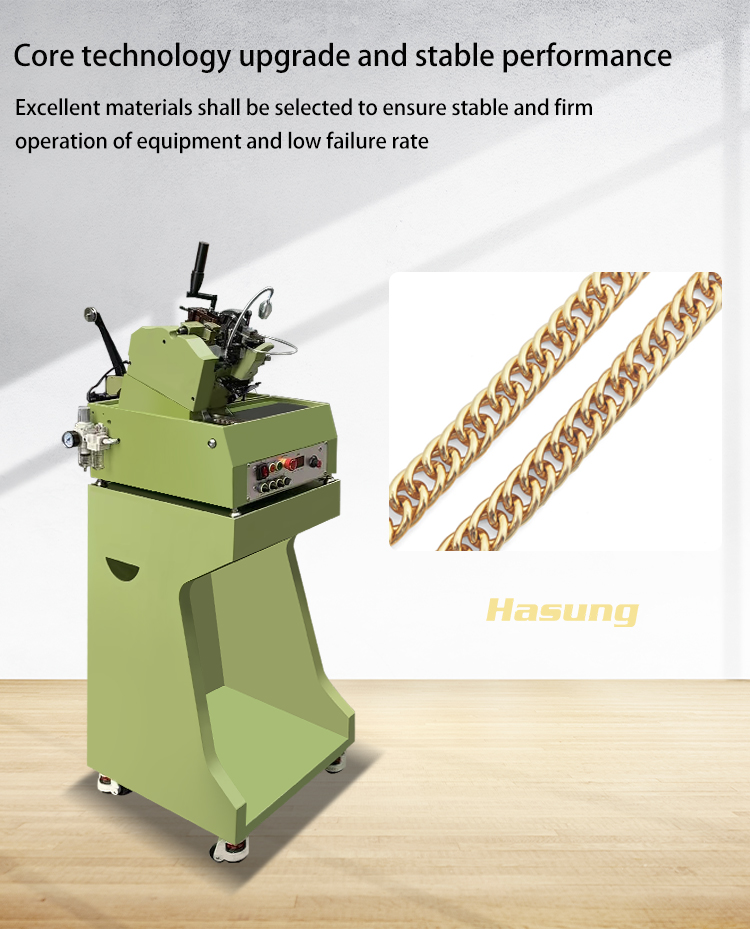 Hasung - Máquina automática de tejido de cadenas tipo 600 para cadenas de plata y oro 10