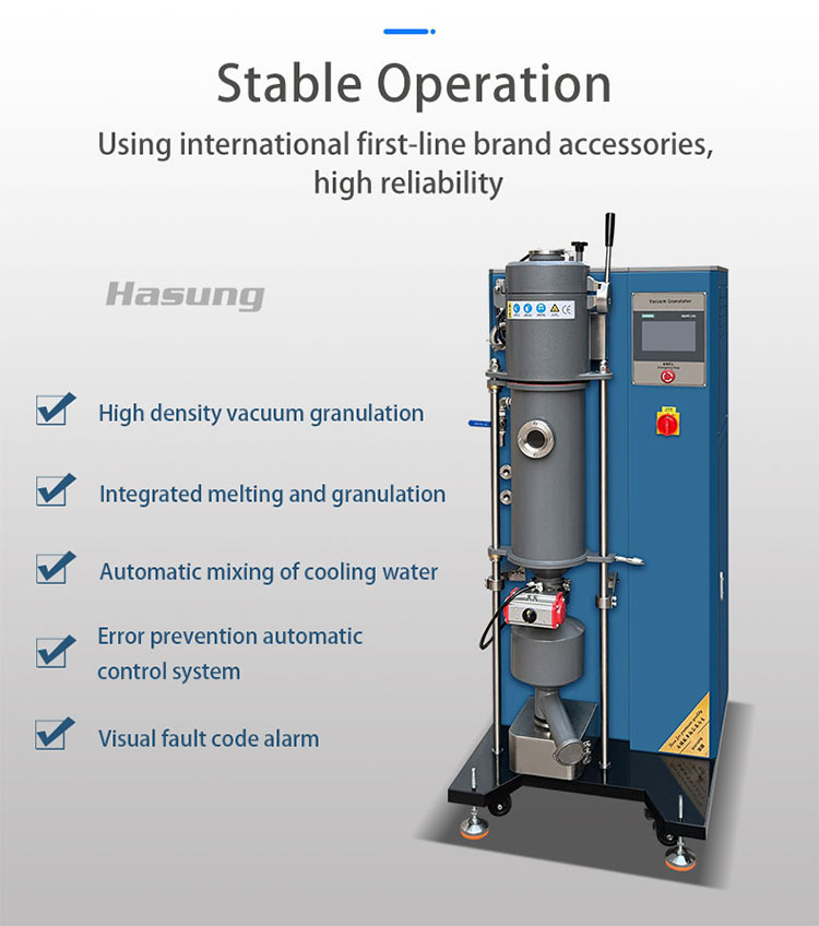 Hasung - система вакуумной грануляции Hasung, гранулятор для получения золота и серебра из меди и золота для аффинажа золота. Системы грануляции. 8