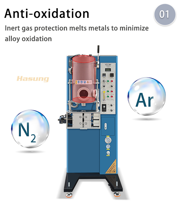 Best Metal Vacuum Continuous Casting Machine for Gold Silver Copper Alloys Company - Hasung 10