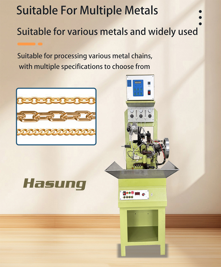 Hasung - Máquina de tecelagem de correntes em metais preciosos com abertura de 0,8 a 2 mm para ouro/prata/cobre 11