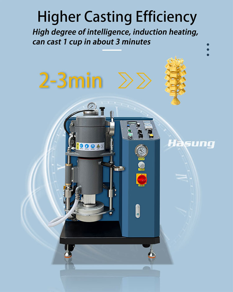 하성 - 220V 1kg 2kg 미니 자동 진공 압력 주조기 금은 보석 주조용 10