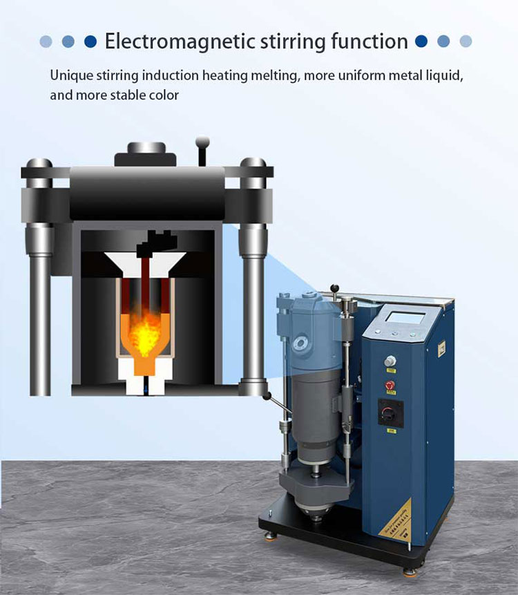 진동 시스템을 갖춘 최고의 유도 보석 진공 압력 주조기 회사 - Hasung 12