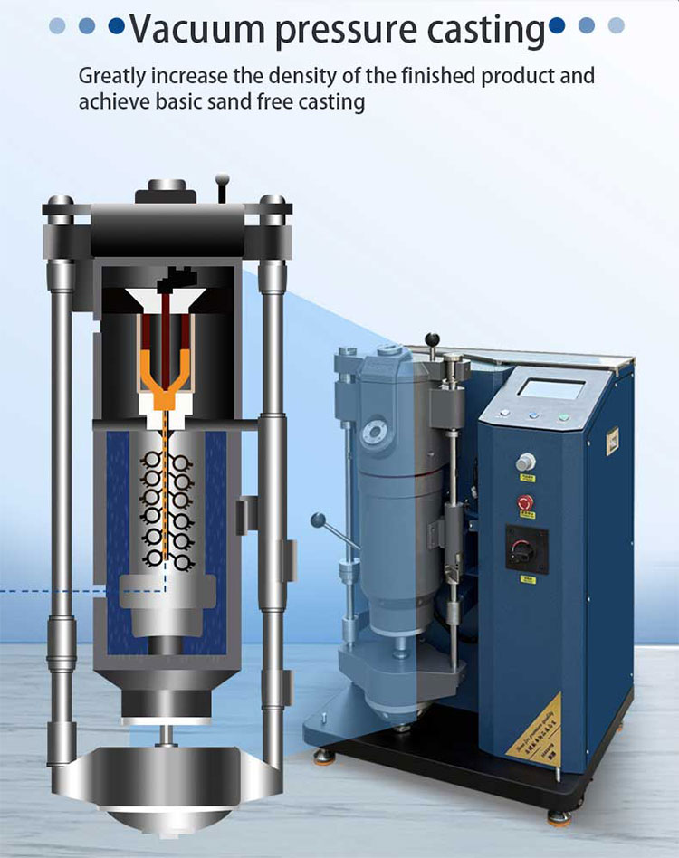 진동 시스템을 갖춘 최고의 유도 보석 진공 압력 주조기 회사 - Hasung 10