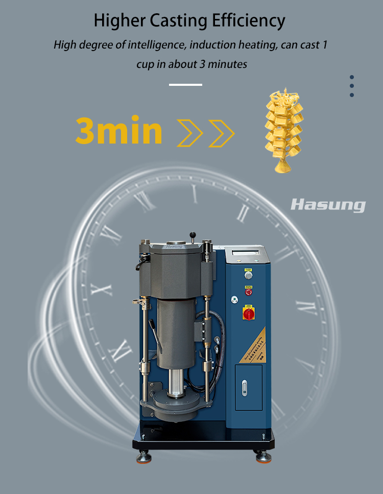 Macchina per fusione a induzione TVC Macchina per fusione a pressione sotto vuoto per gioielli in oro con tecnologia a vibrazione 11