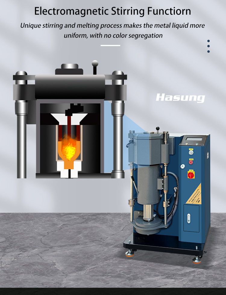 Macchina per fusione a induzione TVC Macchina per fusione a pressione sotto vuoto per gioielli in oro con tecnologia a vibrazione 12