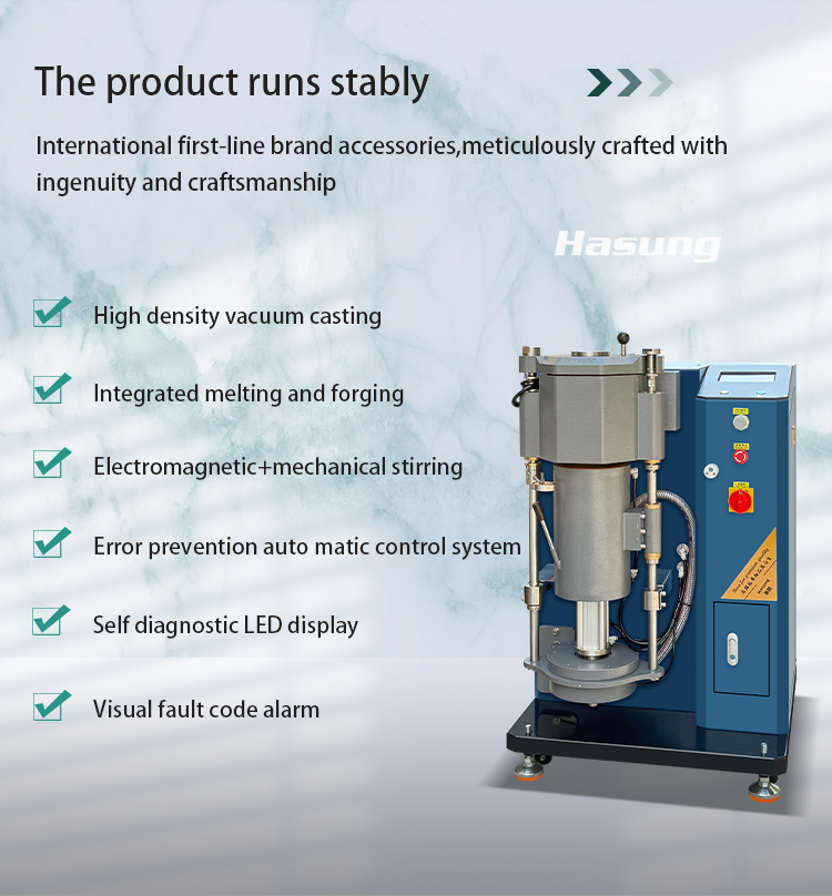 TVC 유도 주조기 금 보석 진공 압력 주조기 진동 기술 17