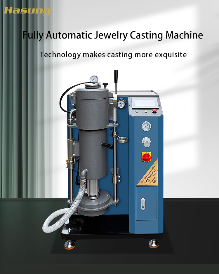 Hasung - Máquina de fundição de joias totalmente automática com capacidade para 2 kg de ouro/prata/cobre. 8