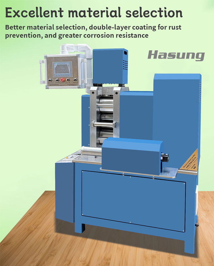 Hasung - Macchina per laminazione di lamina d'oro a 4 rulli con oro/argento/rame 11
