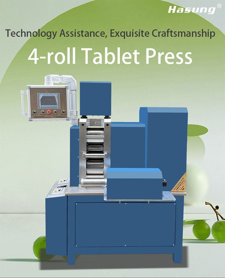 Hasung - Macchina per laminazione di lamina d'oro a 4 rulli con oro/argento/rame 8