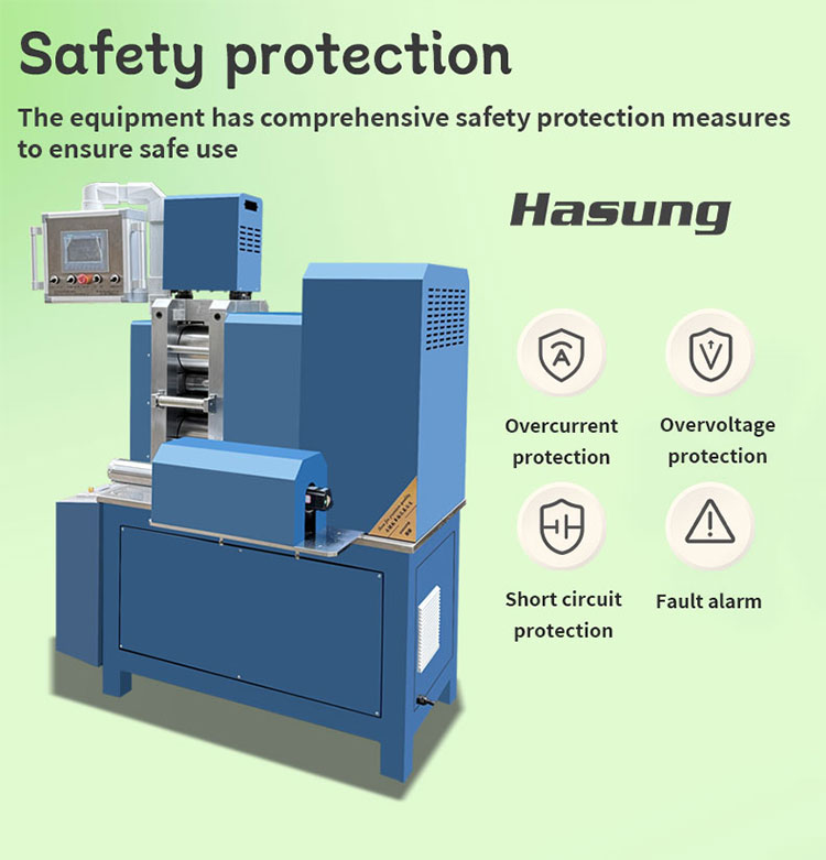 Hasung - Macchina per laminazione di lamina d'oro a 4 rulli con oro/argento/rame 14