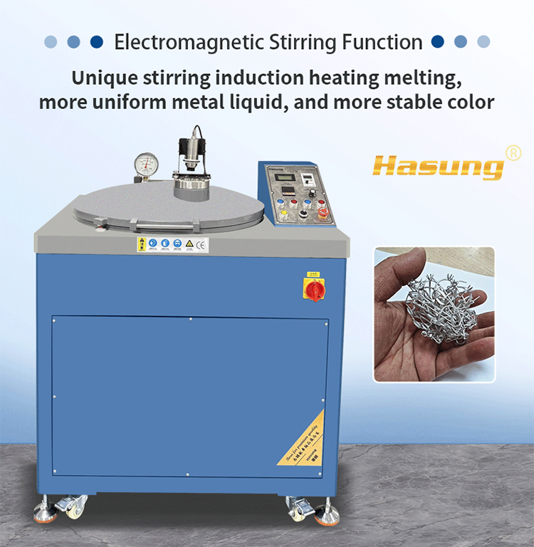 Hasung - Máquina de Fundição Centrífuga de Joias com Capacidade de 220KG para Ouro/Prata/Cobre/Platina/Ligas Metálicas 12