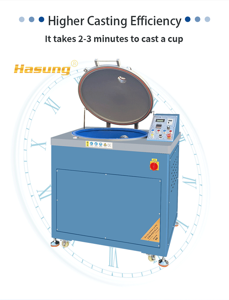 Hasung - Máquina de Fundição Centrífuga de Joias com Capacidade de 220KG para Ouro/Prata/Cobre/Platina/Ligas Metálicas 11
