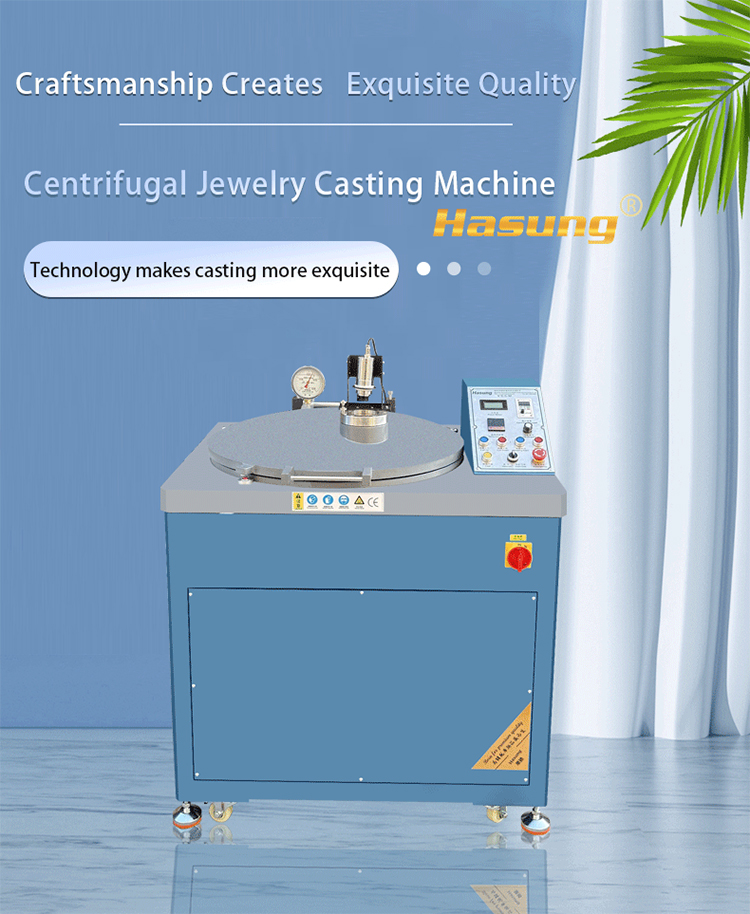 Hasung - Máquina de Fundição Centrífuga de Joias com Capacidade de 220KG para Ouro/Prata/Cobre/Platina/Ligas Metálicas 8