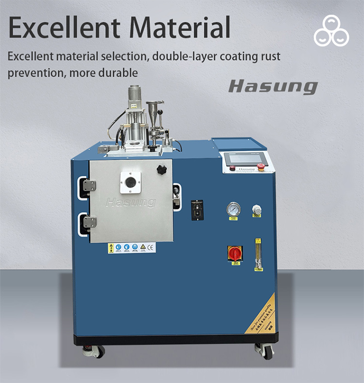 Hasung - Horno de fusión por inducción al vacío basculante de 2 kg a 4 kg para oro, plata, cobre, platino, paladio y rodio 10