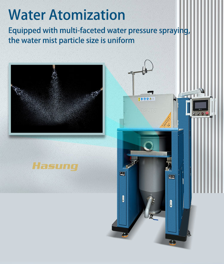 Hasung - Atomizador de água metálico de alta temperatura com 4 kg para ouro/prata/cobre/platina/paládio 10