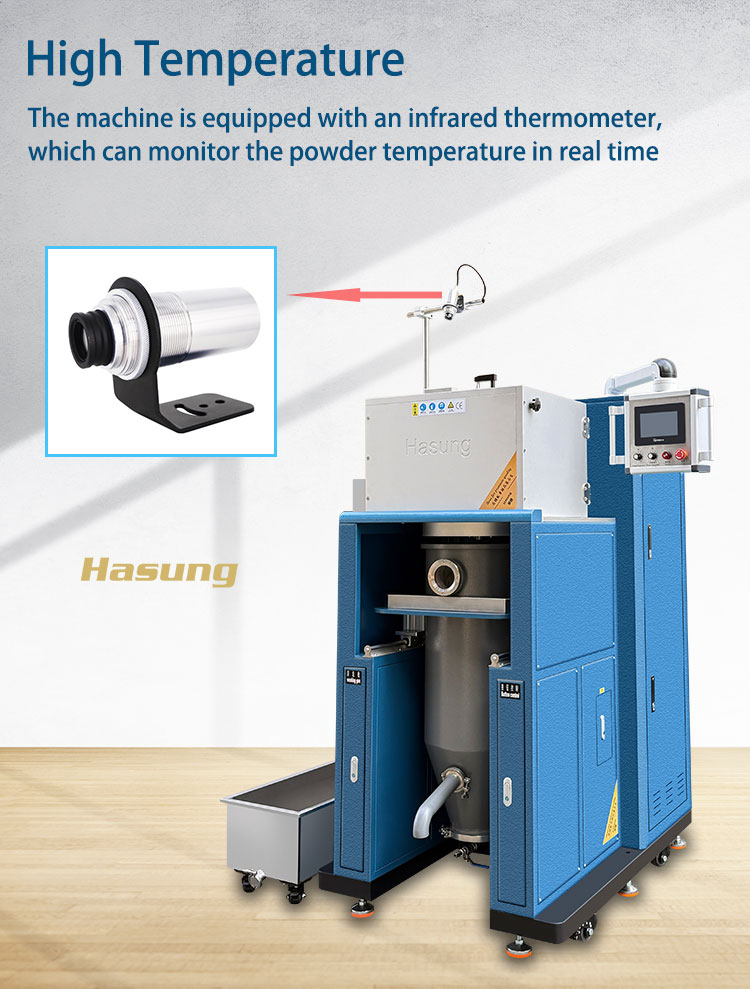 Hasung - Atomizador de água metálico de alta temperatura com 4 kg para ouro/prata/cobre/platina/paládio 13