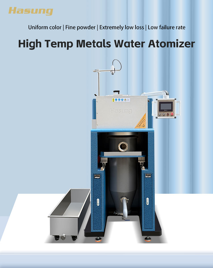 Hasung - Atomizador de água metálico de alta temperatura com 4 kg para ouro/prata/cobre/platina/paládio 8