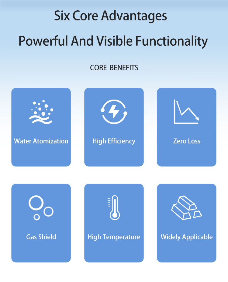 Hasung - Atomizador de água metálico de alta temperatura com 4 kg para ouro/prata/cobre/platina/paládio 9