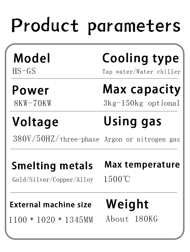 Mesin Granulasi Emas Perak Tembaga yang Disesuaikan Mesin Granulator Graining dengan produsen 2kg hingga 15kg 15