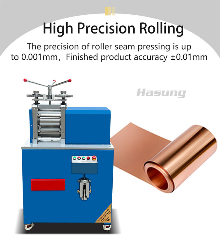 Hasung - Laminador eléctrico de chapa de 5,5 HP para oro, plata y cobre 10