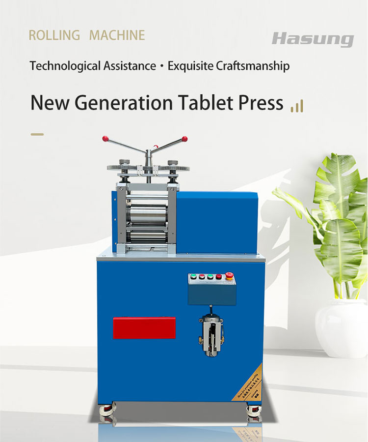 Hasung - Laminador eléctrico de chapa de 5,5 HP para oro, plata y cobre 7