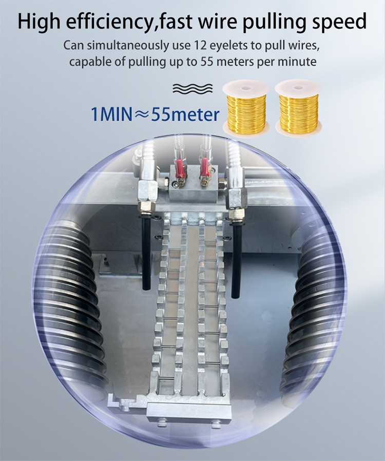 Hasung - Gold Silver Chain Making Machine 12 Pass Jewelry Electric Wire Drawing Machine 9