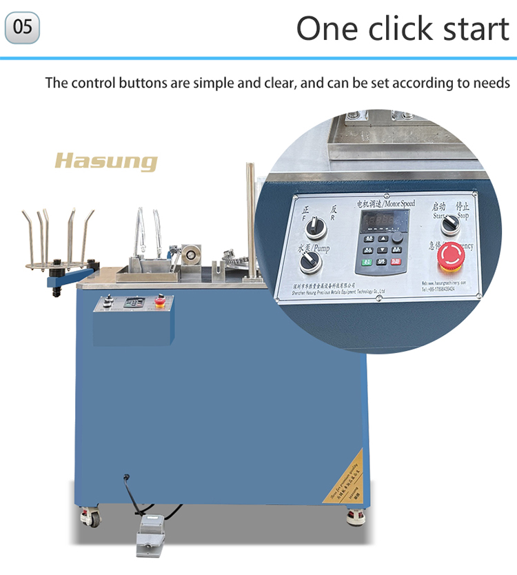 Hasung - Máquina tiracables unidireccional con capacidad de trefilado de 8 mm a 0,5 mm para cobre, plata y oro. 13