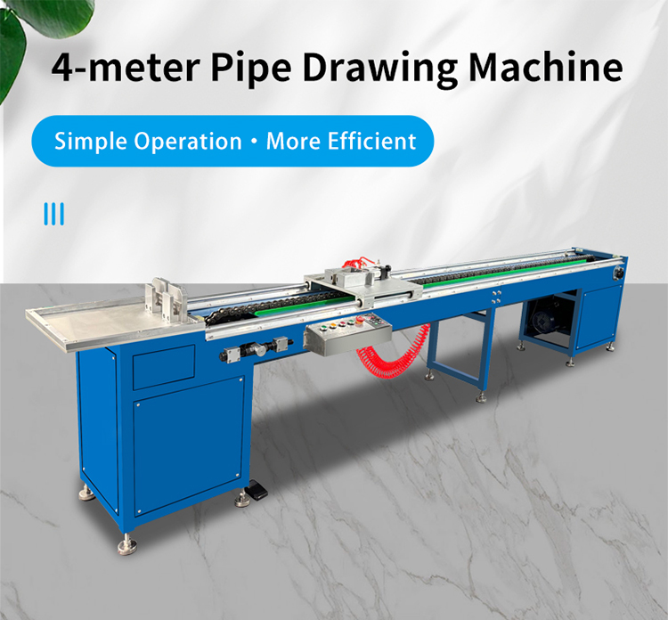 Macchina per il disegno di tubi metallici Hasung da 3 e 4 metri 7