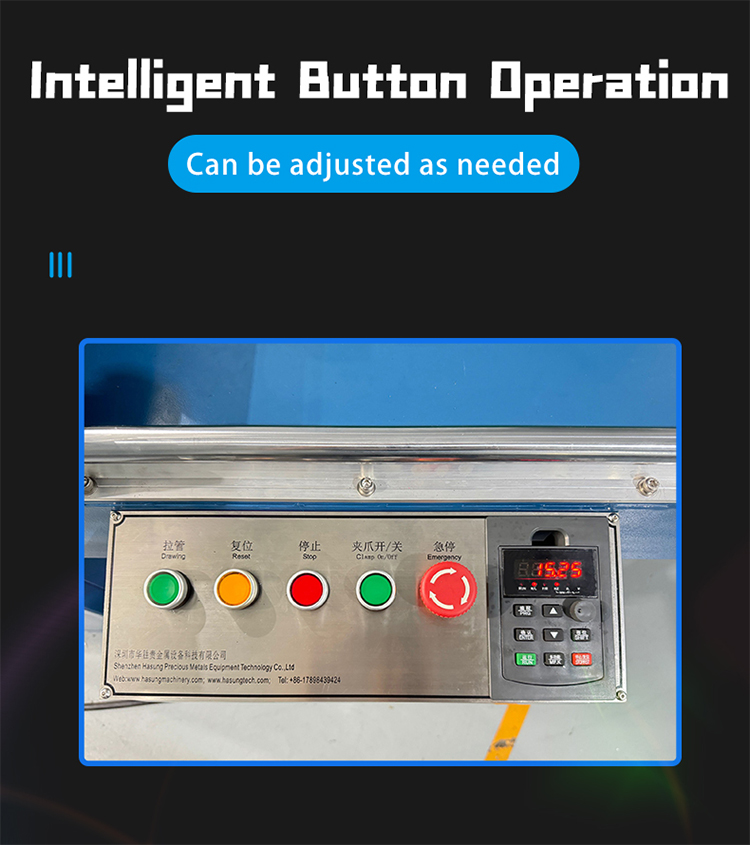 Macchina per il disegno di tubi metallici Hasung da 3 e 4 metri 12