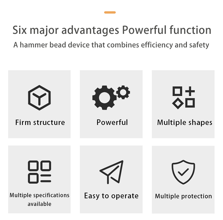 하성 - 금, 은, 구리용 대형 2-14mm 자동 해머 비드 머신 9