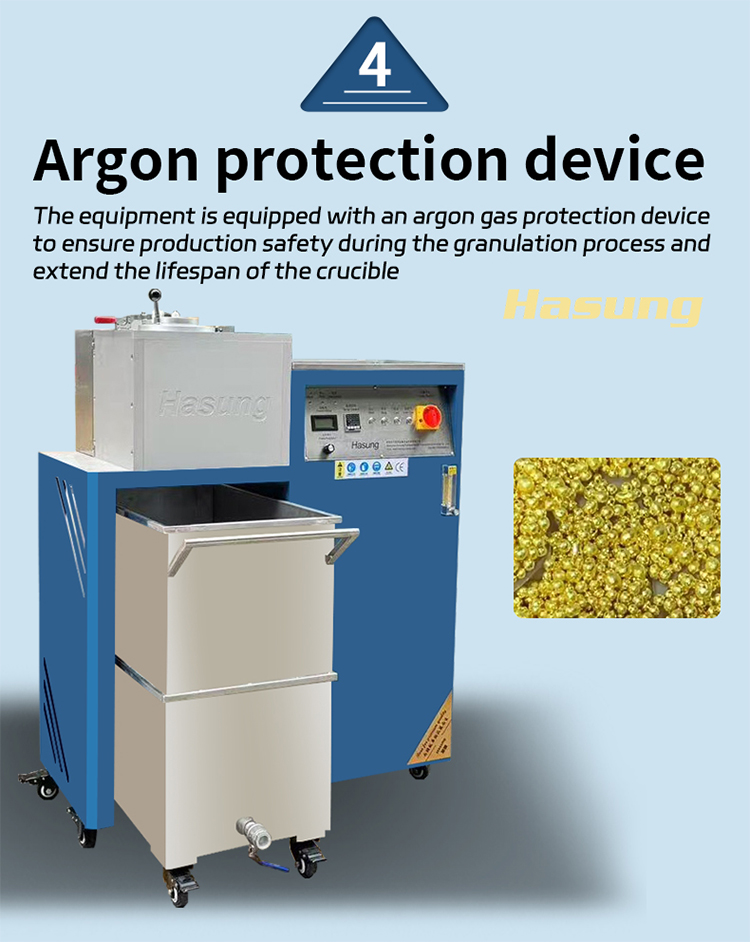Машина для грануляции золота Hasung, литейная машина 10 кг, 20 кг, 30 кг, 50 кг 13