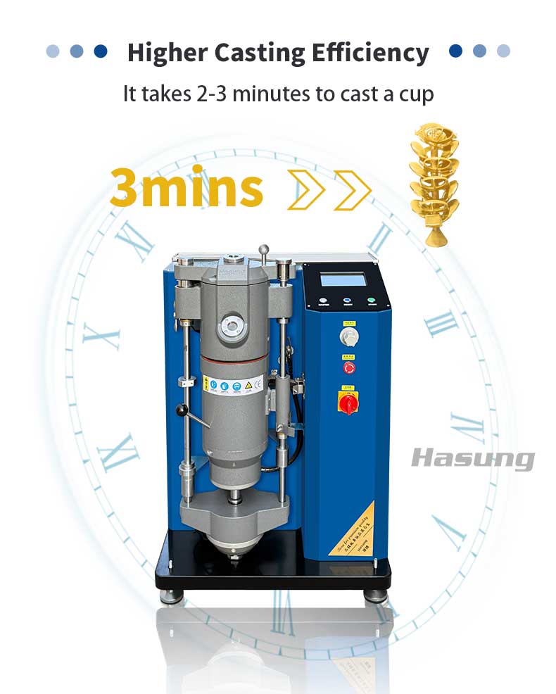 හසුං - ස්වර්ණාභරණ වාත්තු නිෂ්පාදන රේඛාව රික්ත පීඩන වාත්තු යන්ත්‍රය 10