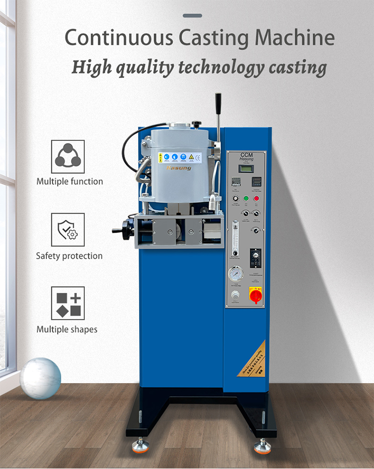 Hasung - stroje na plynulé lití zlata/stříbra/mědi pro výrobu šperků - zařízení pro plynulé lití 8