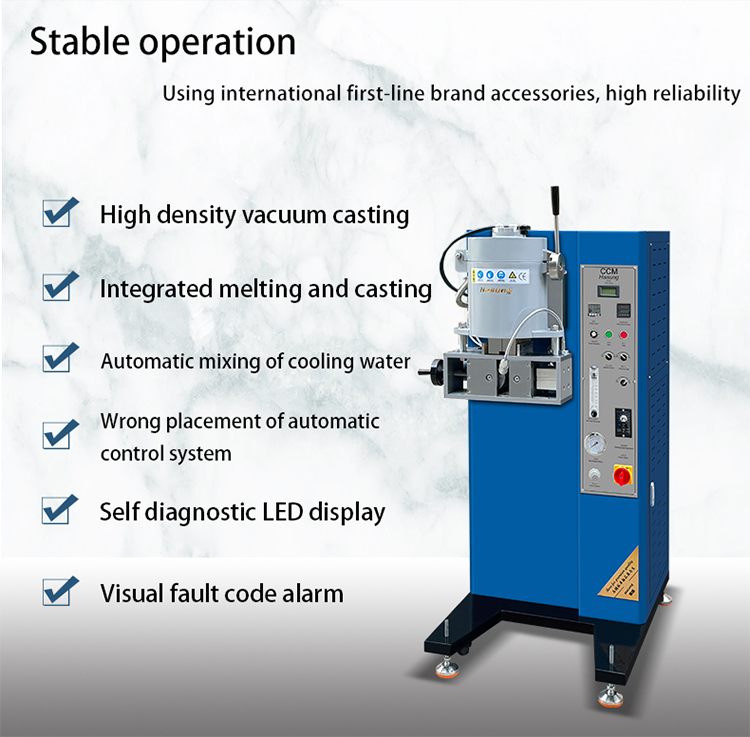 Hasung - stroje na plynulé lití zlata/stříbra/mědi pro výrobu šperků - zařízení pro plynulé lití 16