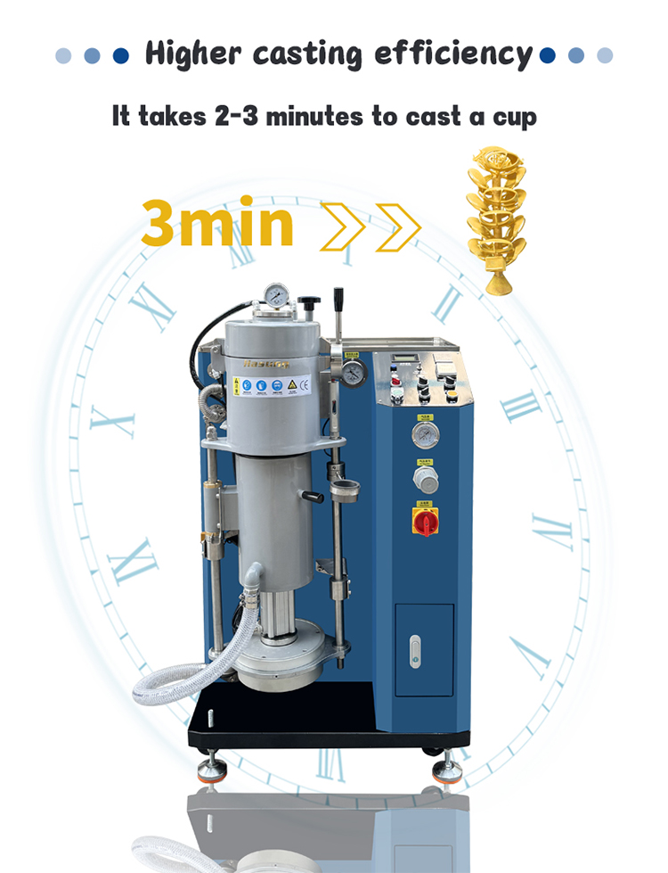 Hasung - Vákuumos arany-/ezüst-/rézöntőgép ékszerkészítéshez Vákuumos nyomásos öntőgép 11