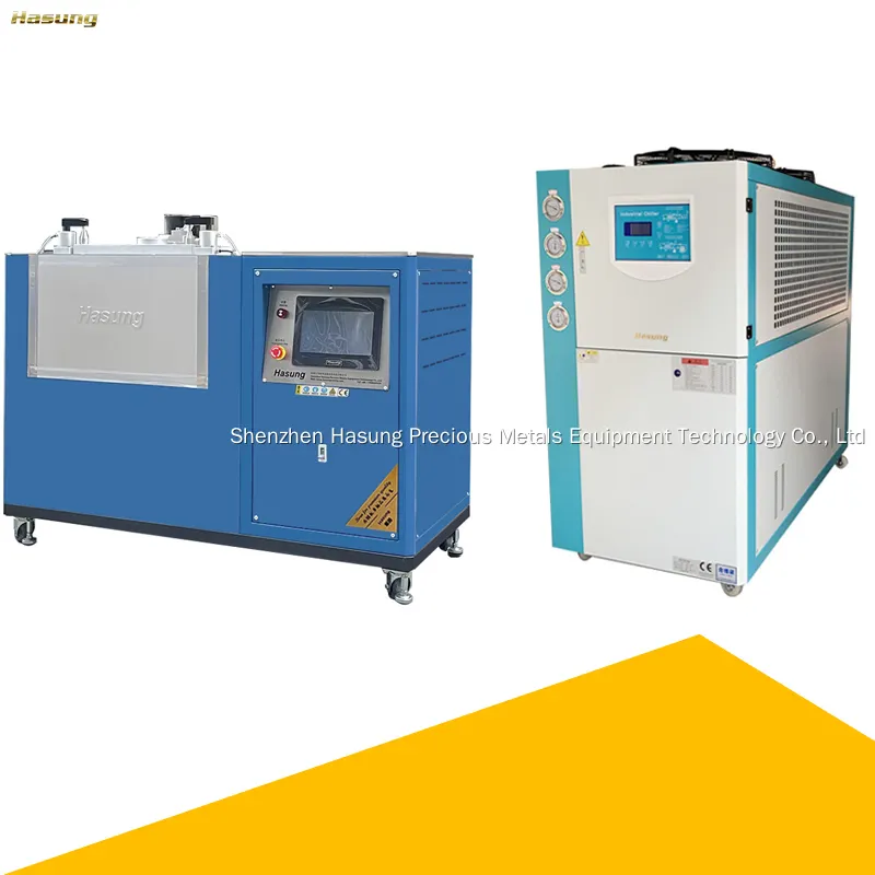 Máquina avanzada de fundición de lingotes de oro 1