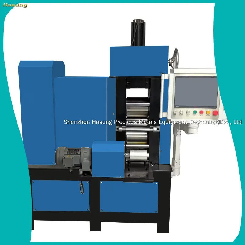 Laminador de precisión de flejes de alambre de plata y carburo de tungsteno 1