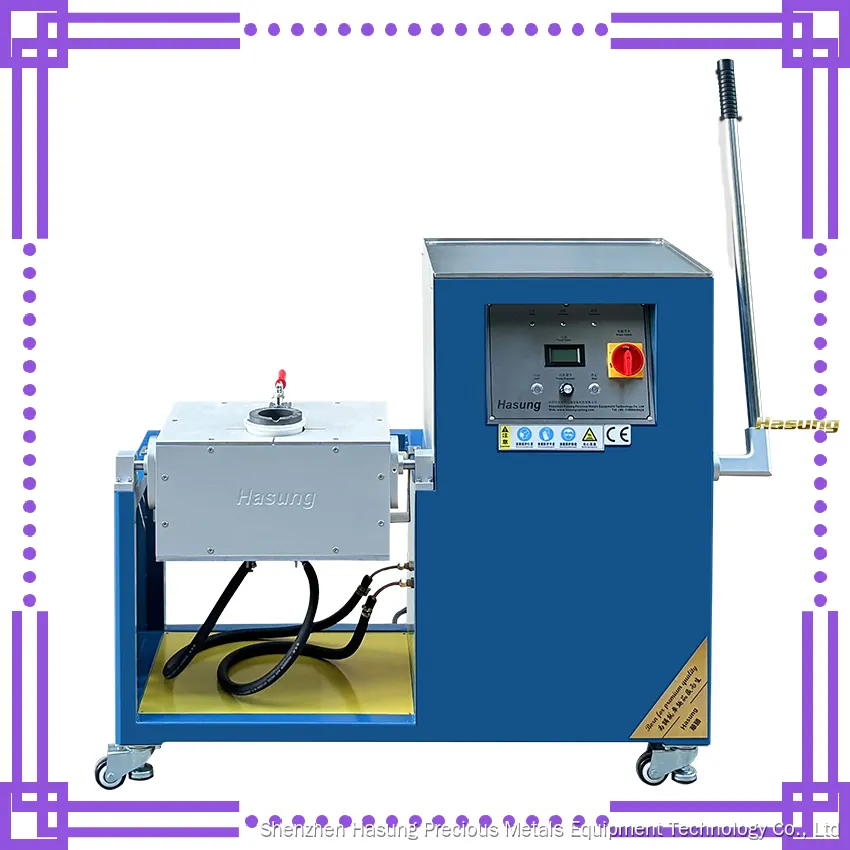 Fundidor de oro eficiente con control de precisión 1