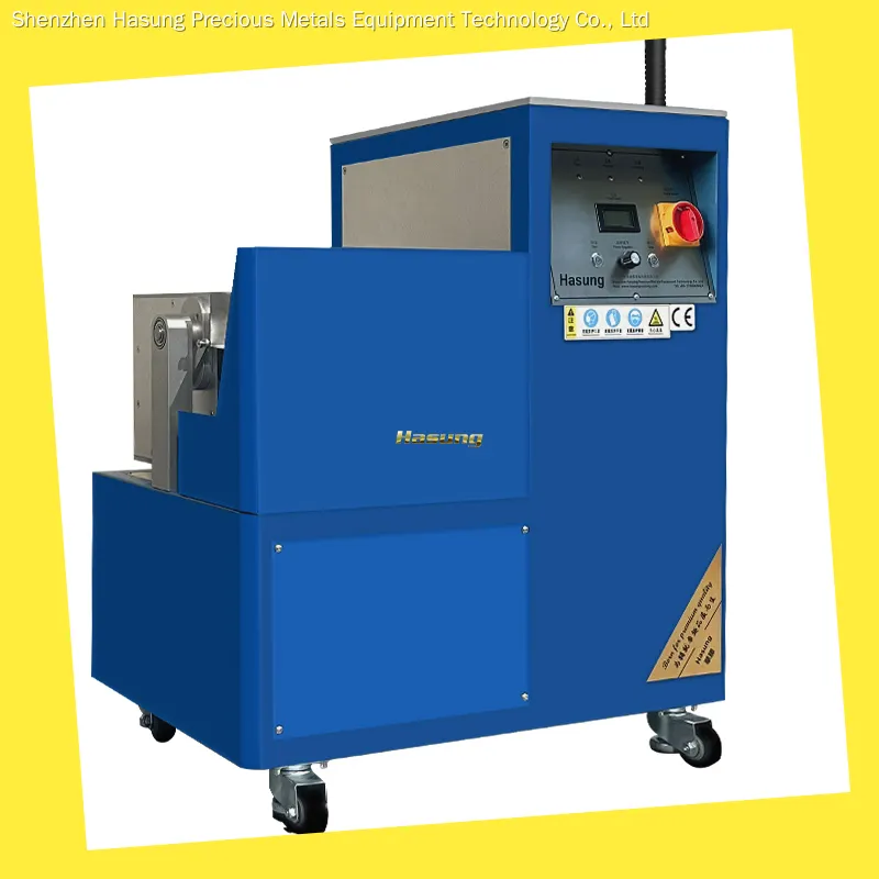 Horno de fundición de oro basculante manual Hasung de 1 a 10 kg: tecnología avanzada para una fusión eficiente 1