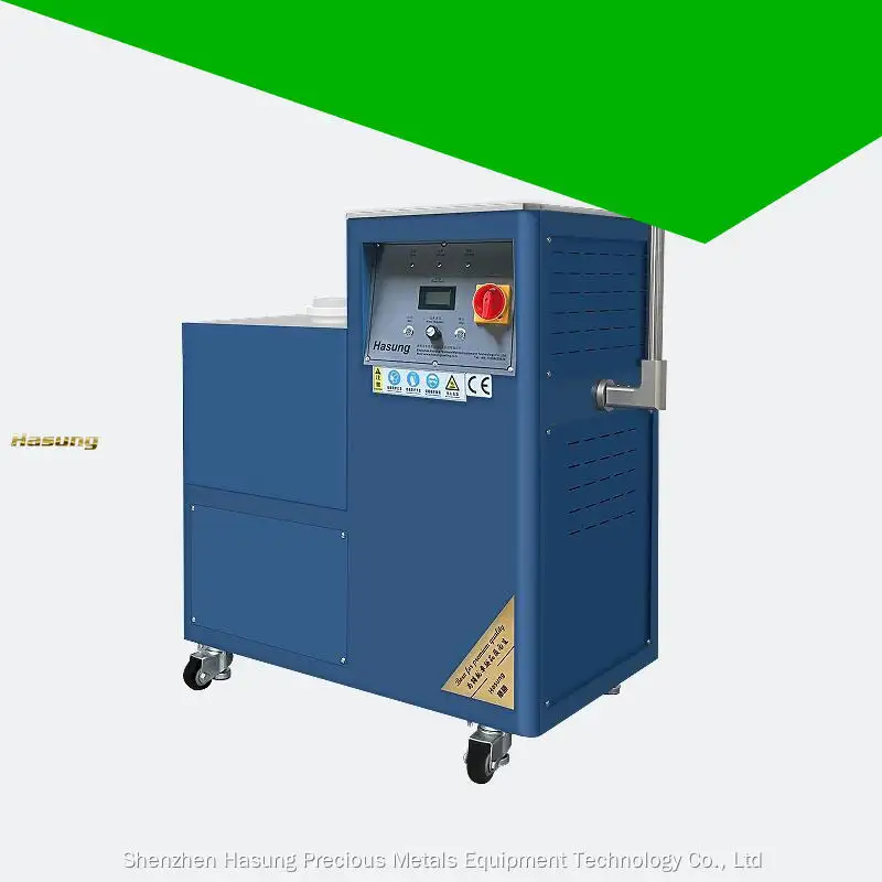 Horno de fusión por inducción rotatorio para platino y oro (capacidad de 1 a 10 kg) 1